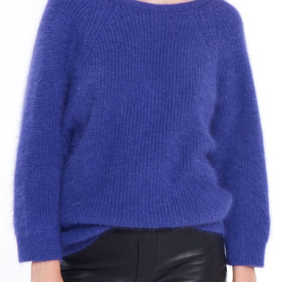 NWT BA&SH “Blessing” Angora sweater with cross over back - Picture 3 of 7